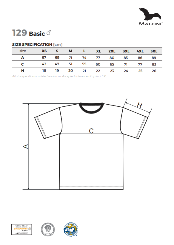 Malfini man 129 discount basic