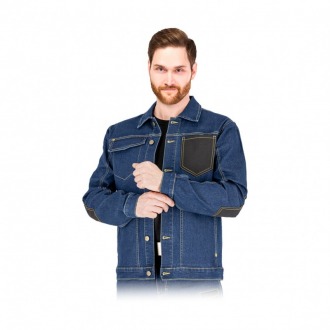 JEANS303-J męska elastyczna kurtka jeansowa katana JEANS303-J męska elastyczna kurtka jeansowa katana