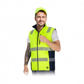 LH-LASER ocieplany męski bezrękawnik hi-vis rip-stop LH-LASER ocieplany męski bezrękawnik hi-vis rip-stop