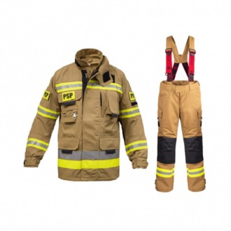 Strażackie ubranie specjalne lekkie Spartan 1 Nomex piaskowy Strażackie ubranie specjalne lekkie Spartan 1 Nomex piaskowy